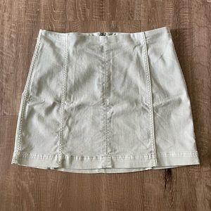 Sage Green Mini Skirt